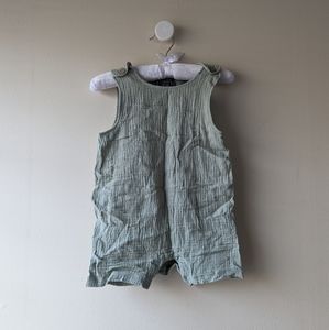 Emma Jean Toddler Romper Light Green Sage 2T